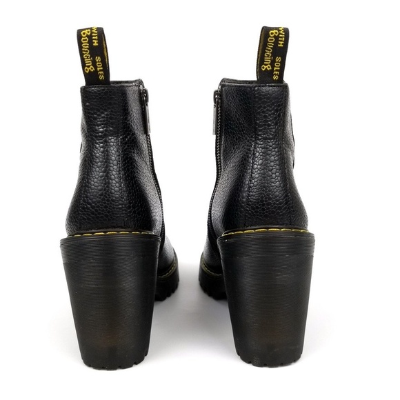 Dr. Martens Magdalena Leather Heeled Chelsea Boots - Picture 4 of 11